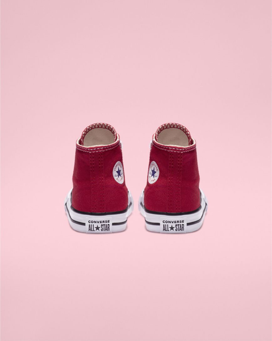 Tenis Converse Chuck Taylor All Star Classicos Cano Alto Menina Vermelhas | PT X0973T0